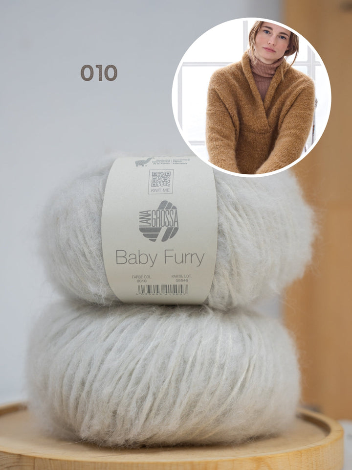 Strickpaket Baby Furry Pullover