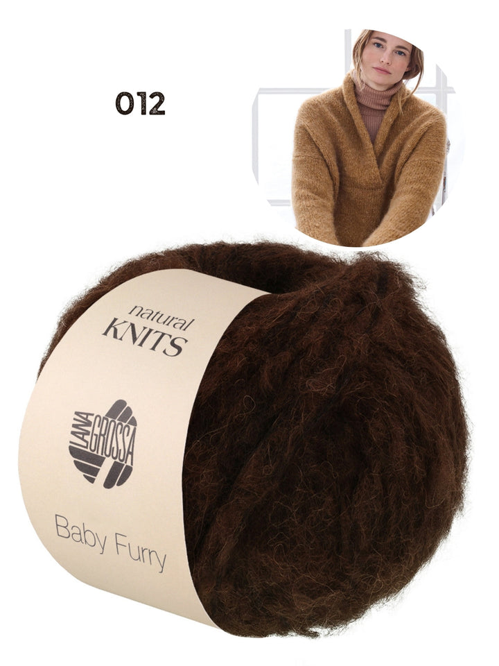Strickpaket Baby Furry Pullover
