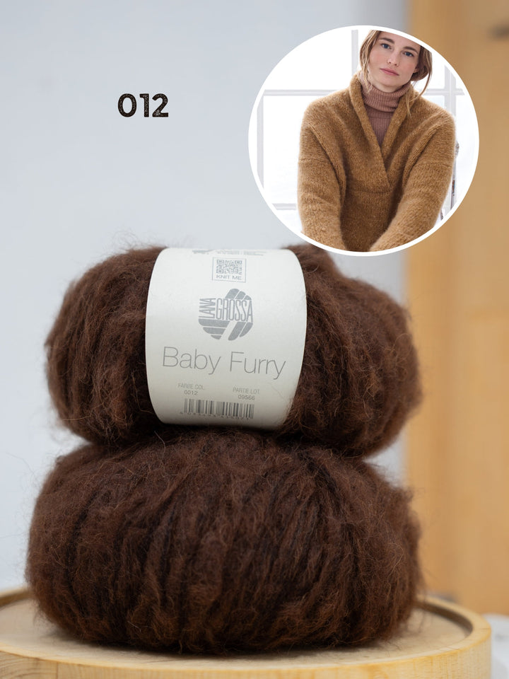 Strickpaket Baby Furry Pullover