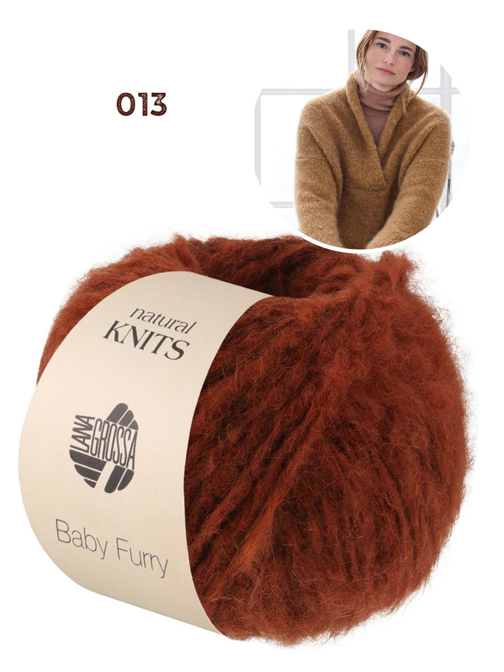 Strickpaket Baby Furry Pullover