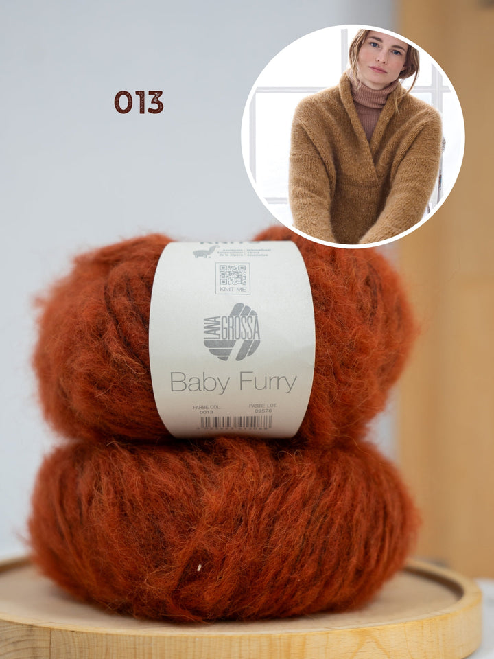 Strickpaket Baby Furry Pullover