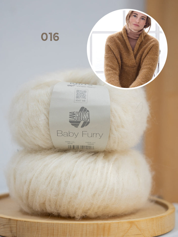 Strickpaket Baby Furry Pullover