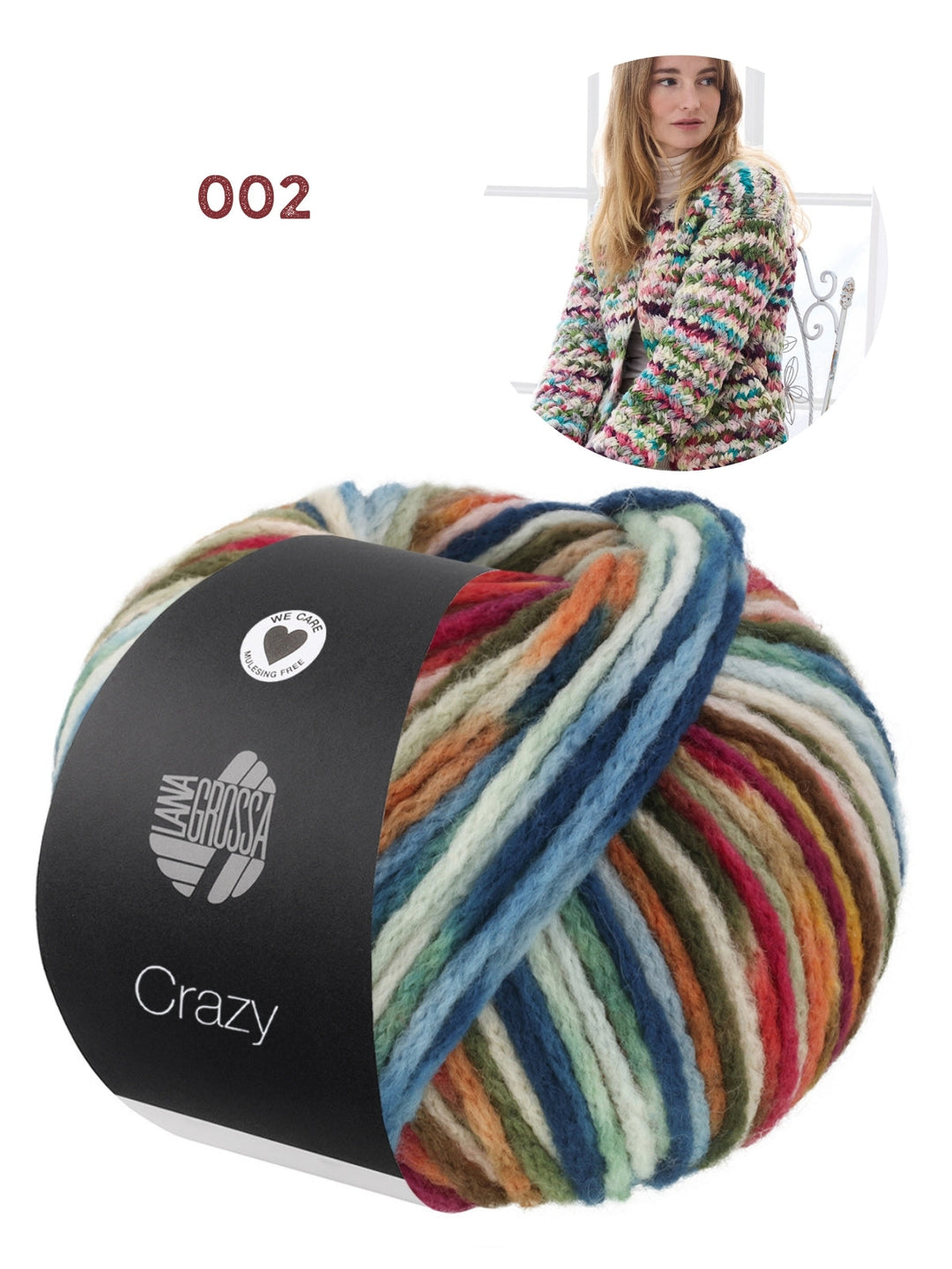 Strickpaket Crazy Jacke
