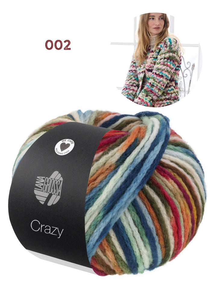 Strickpaket Crazy Jacke