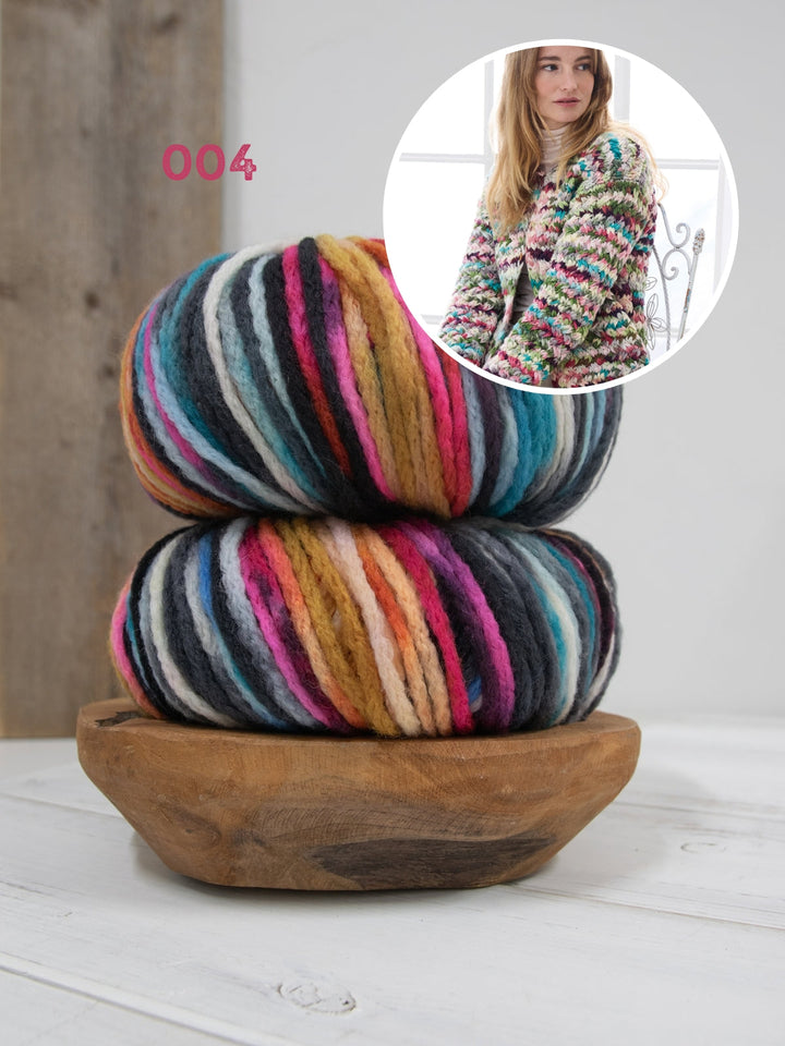 Strickpaket Crazy Jacke