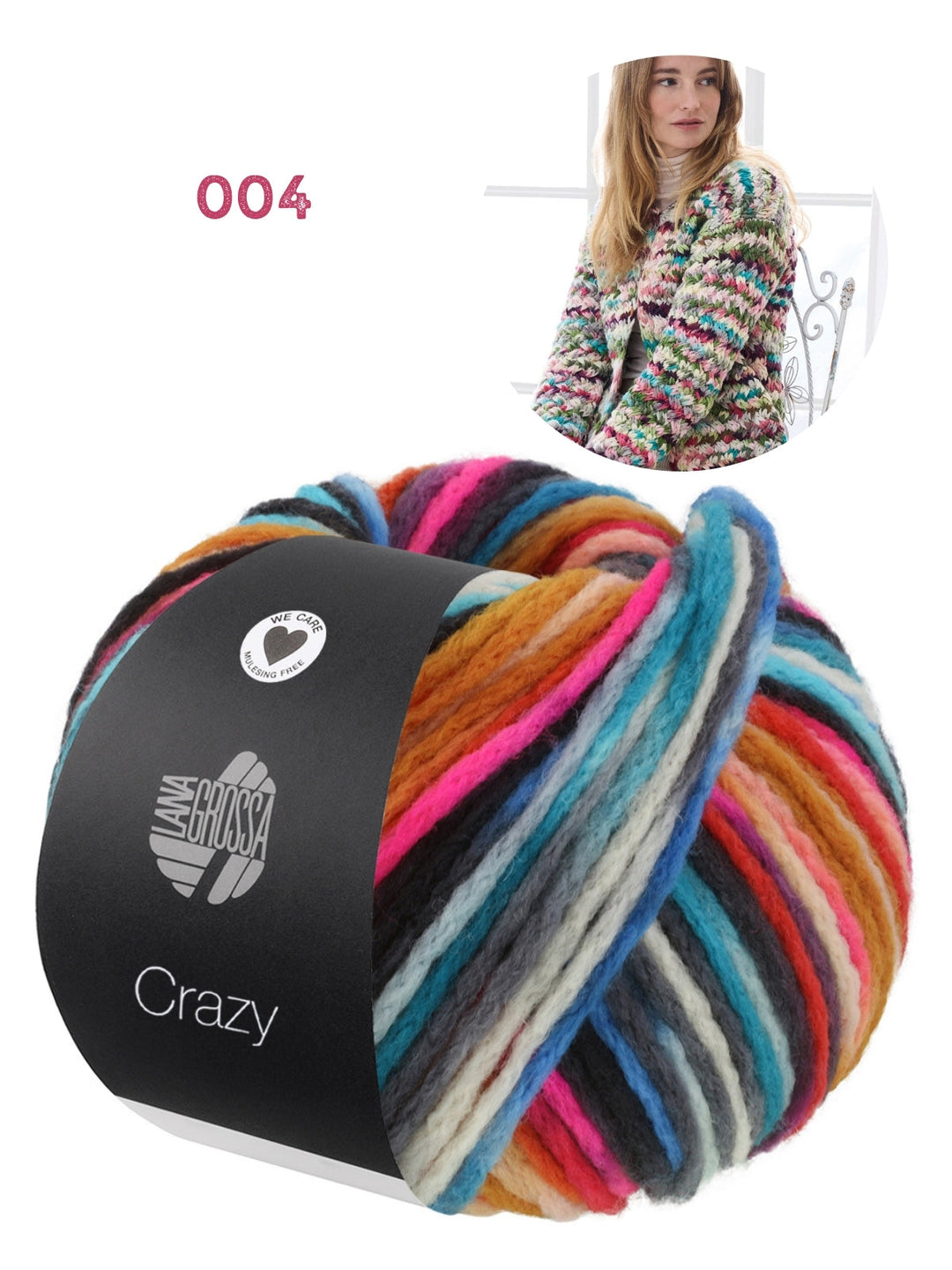 Strickpaket Crazy Jacke