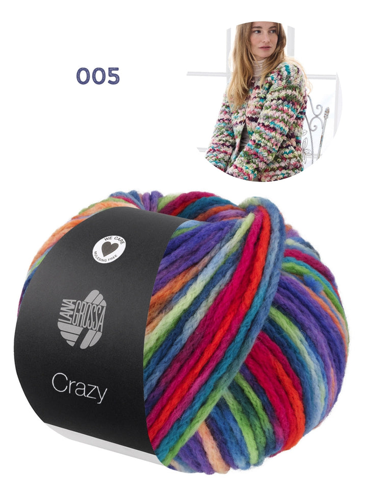 Strickpaket Crazy Jacke