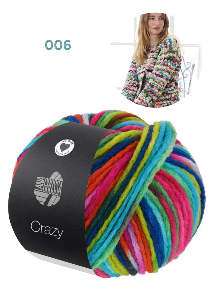 Strickpaket Crazy Jacke