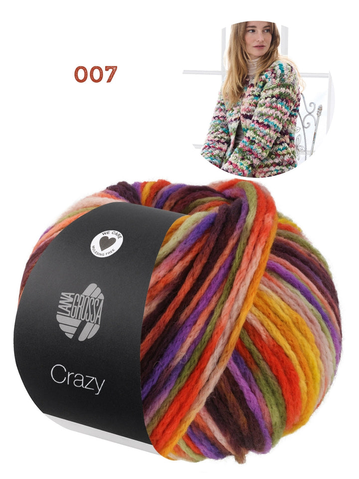 Strickpaket Crazy Jacke