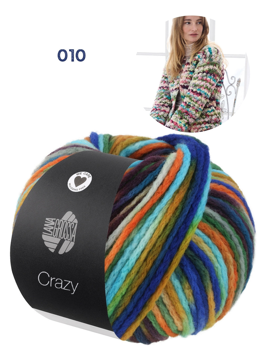 Strickpaket Crazy Jacke
