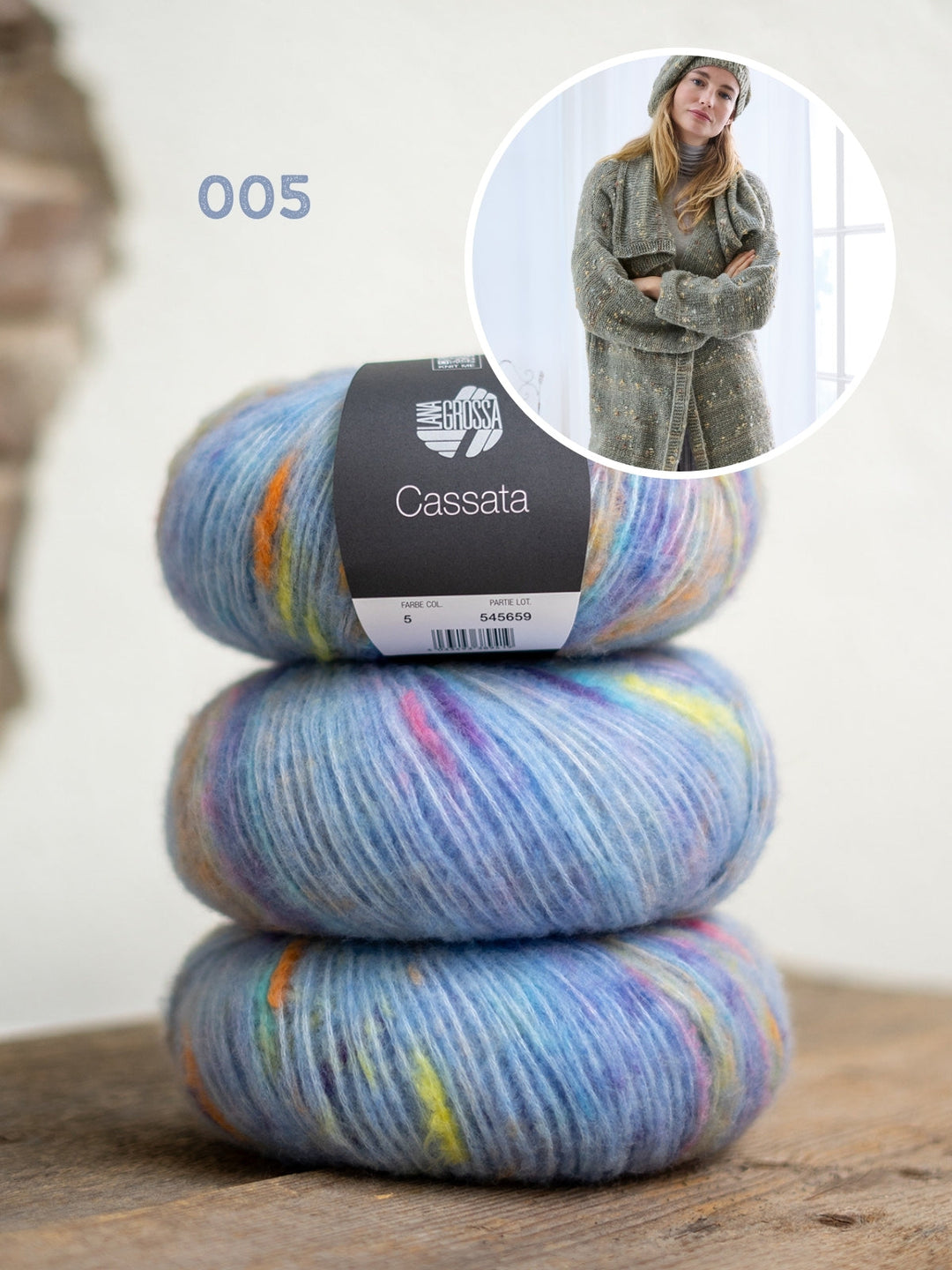 Strickpaket Cassata Mantel