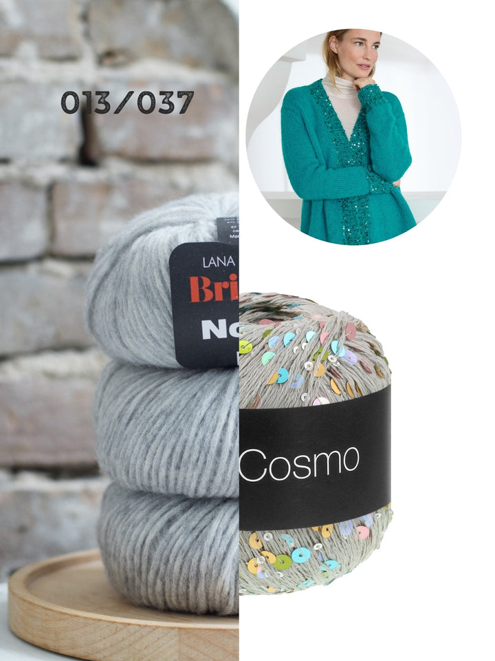 Strickpaket Brigitte No. 2 Cosmo Jacke