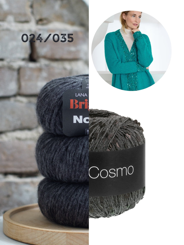 Strickpaket Brigitte No. 2 Cosmo Jacke