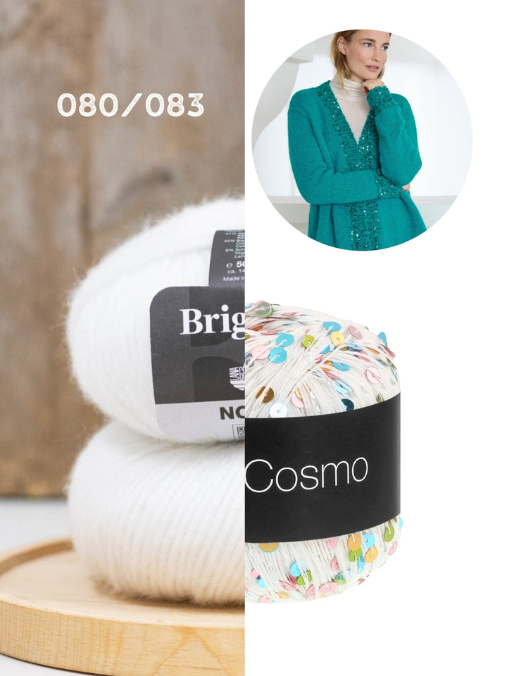 Strickpaket Brigitte No. 2 Cosmo Jacke