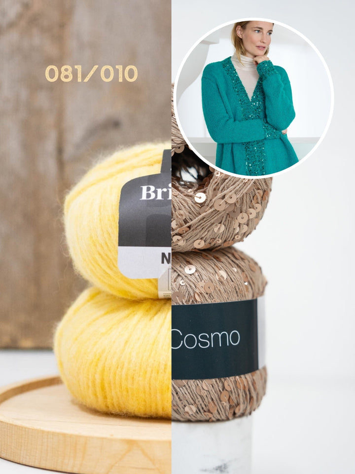 Strickpaket Brigitte No. 2 Cosmo Jacke