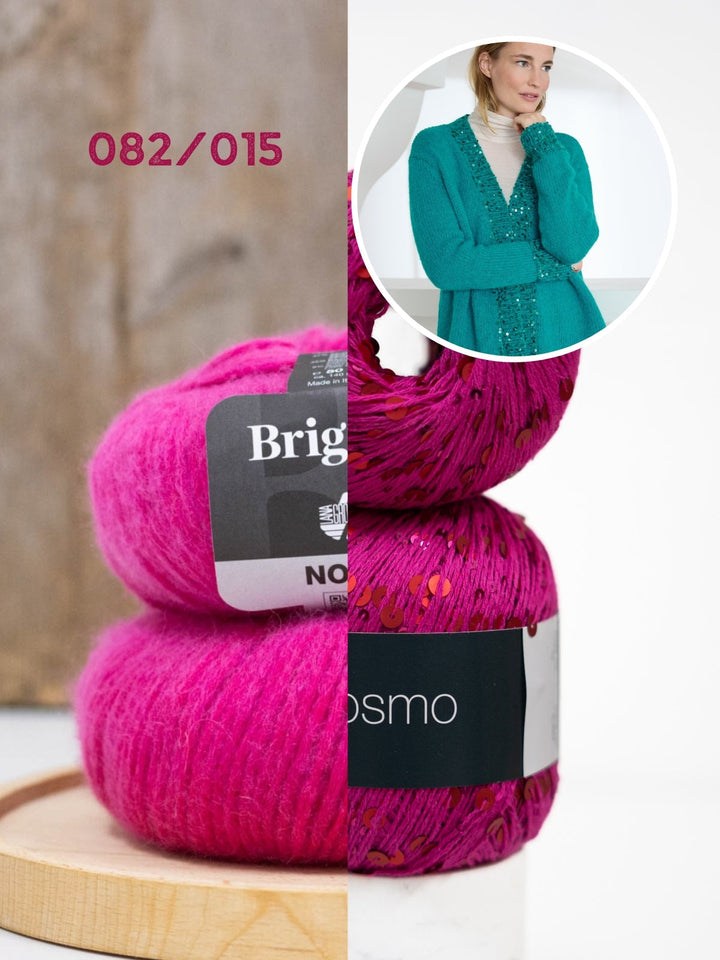 Strickpaket Brigitte No. 2 Cosmo Jacke