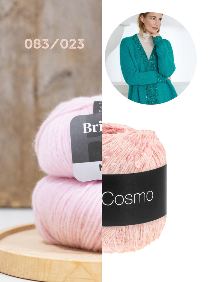 Strickpaket Brigitte No. 2 Cosmo Jacke