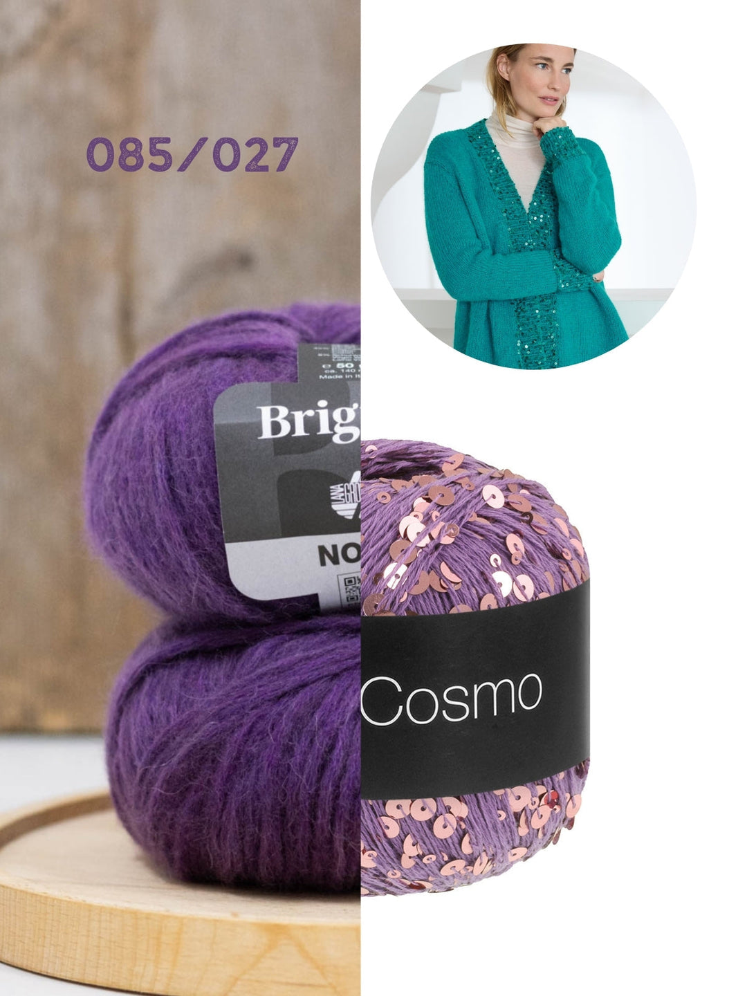 Strickpaket Brigitte No. 2 Cosmo Jacke