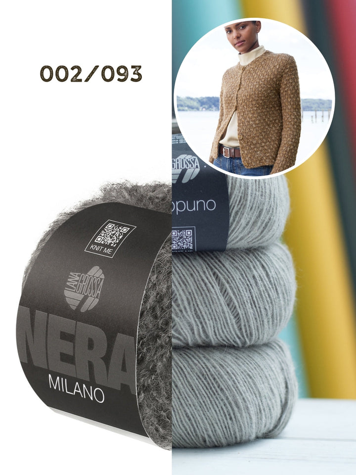 Strickpaket Ecopuno Milano Jacke