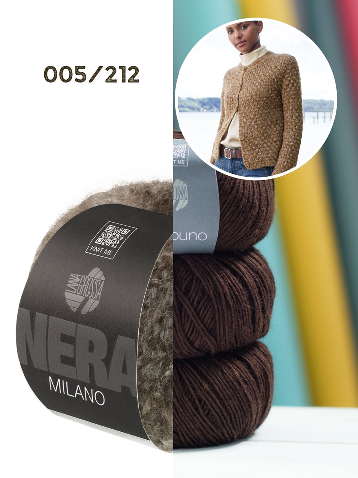 Strickpaket Ecopuno Milano Jacke