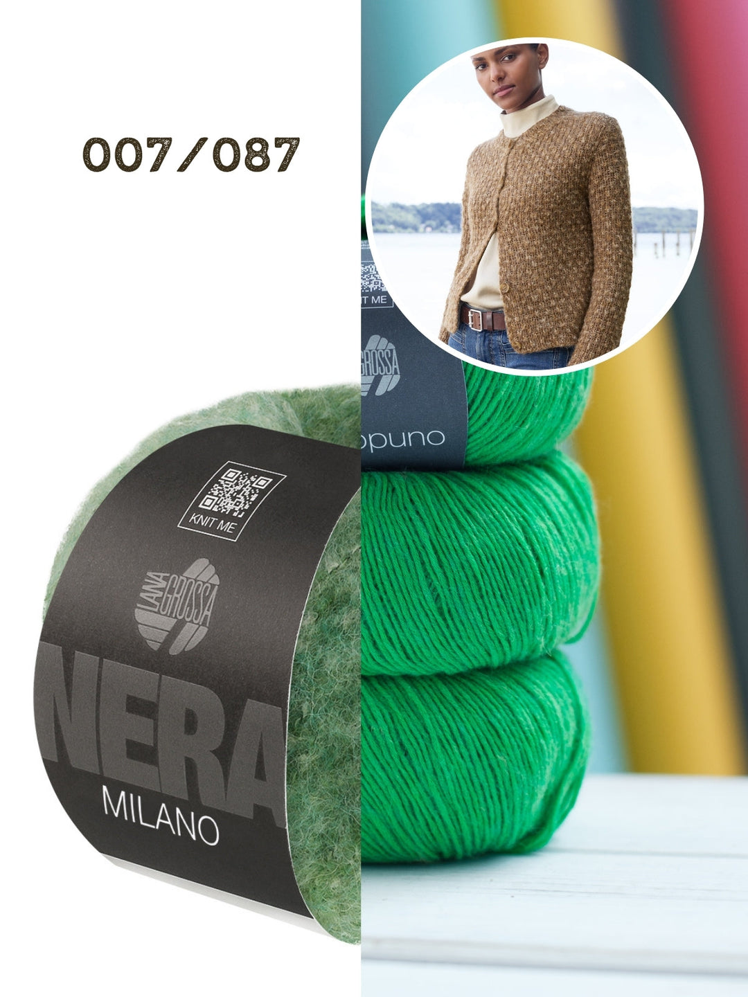 Strickpaket Ecopuno Milano Jacke