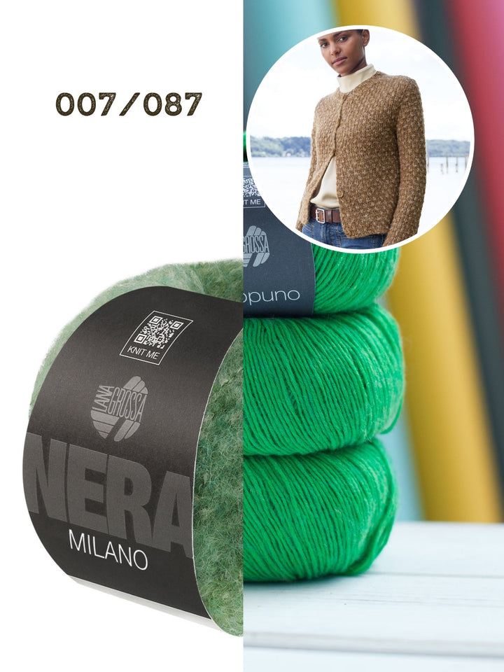 Strickpaket Ecopuno Milano Jacke