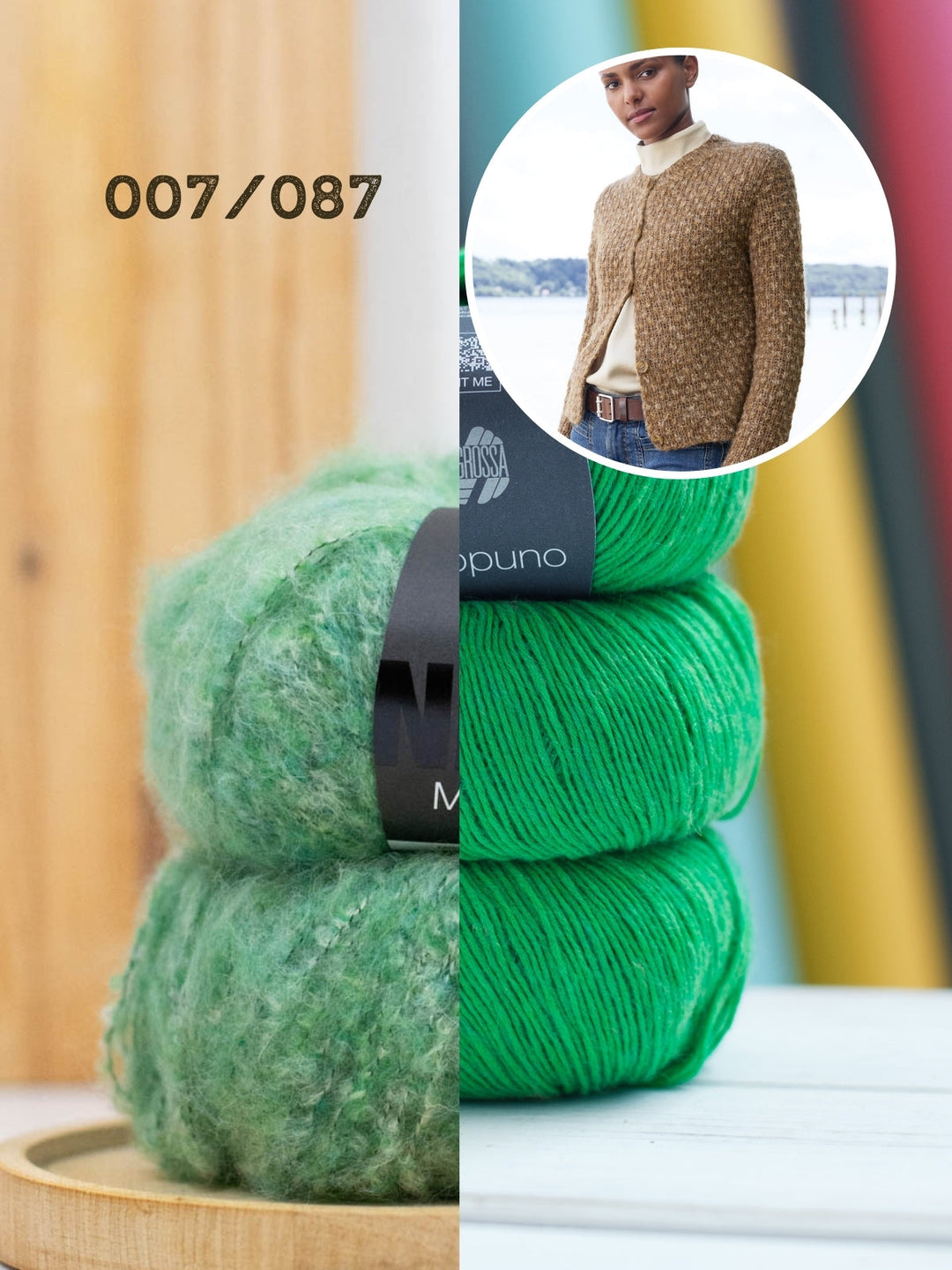 Strickpaket Ecopuno Milano Jacke