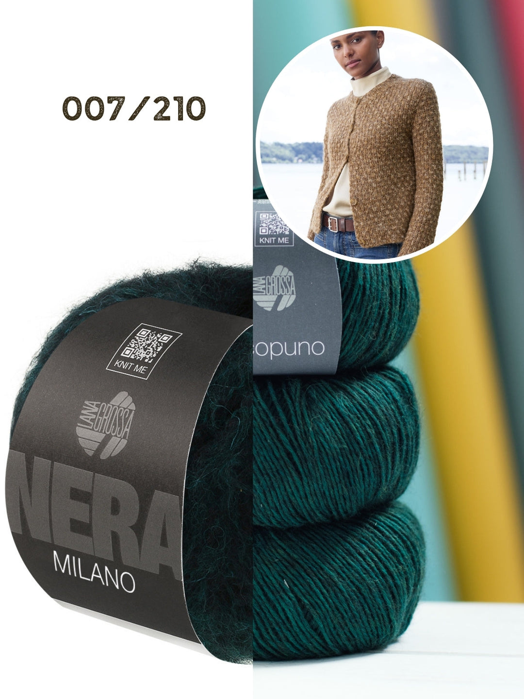 Strickpaket Ecopuno Milano Jacke