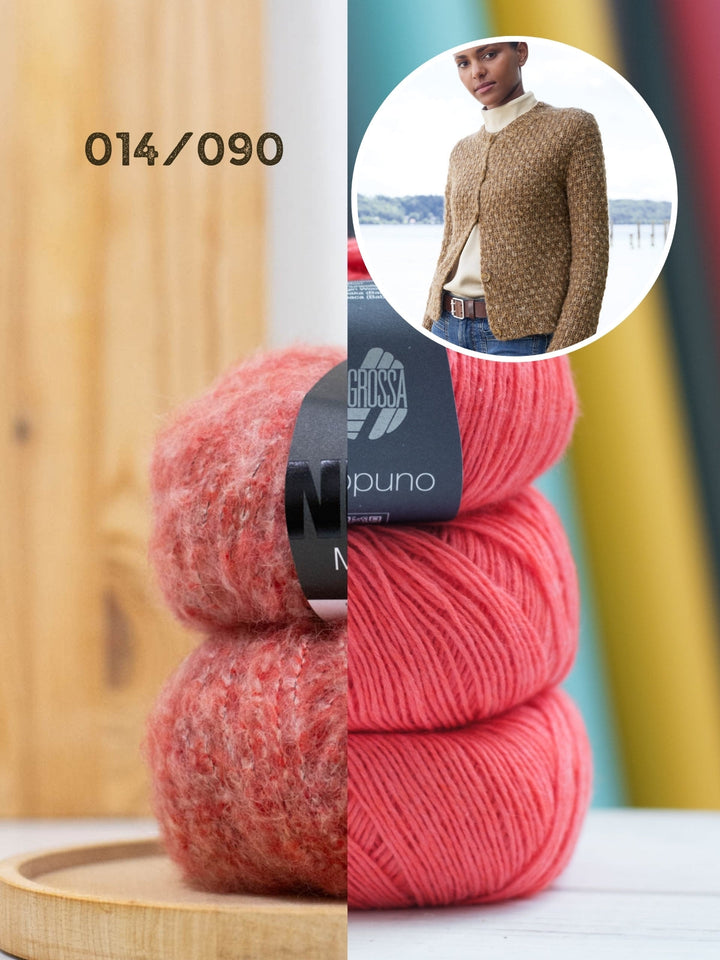 Strickpaket Ecopuno Milano Jacke