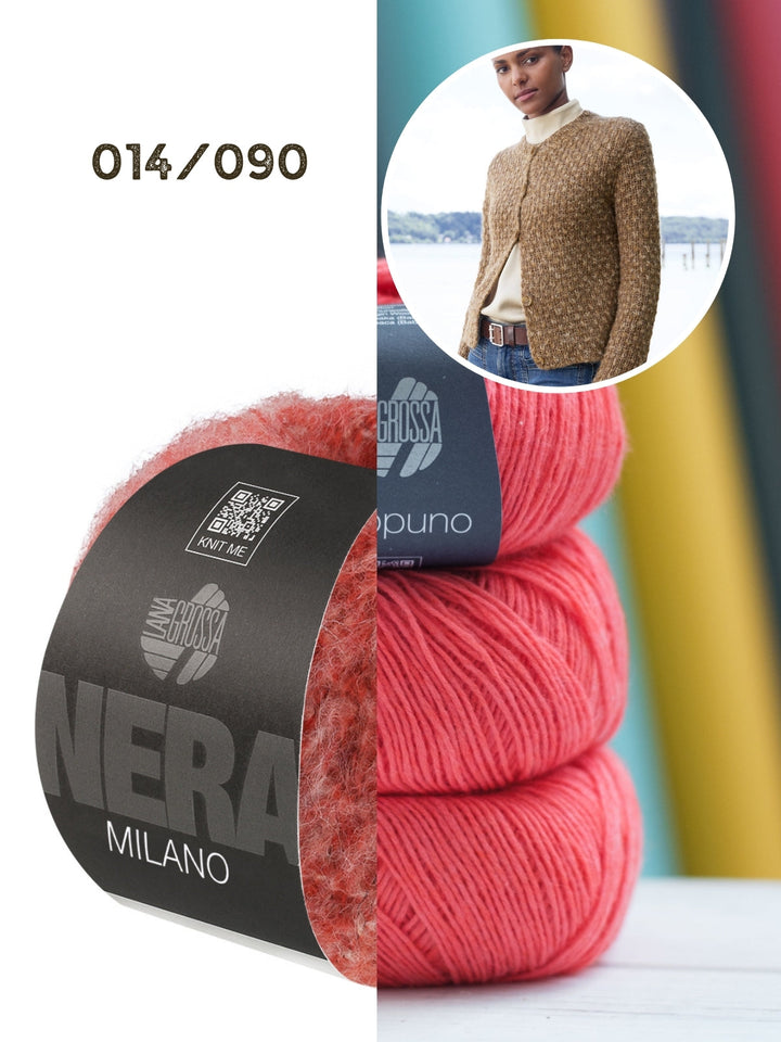 Strickpaket Ecopuno Milano Jacke
