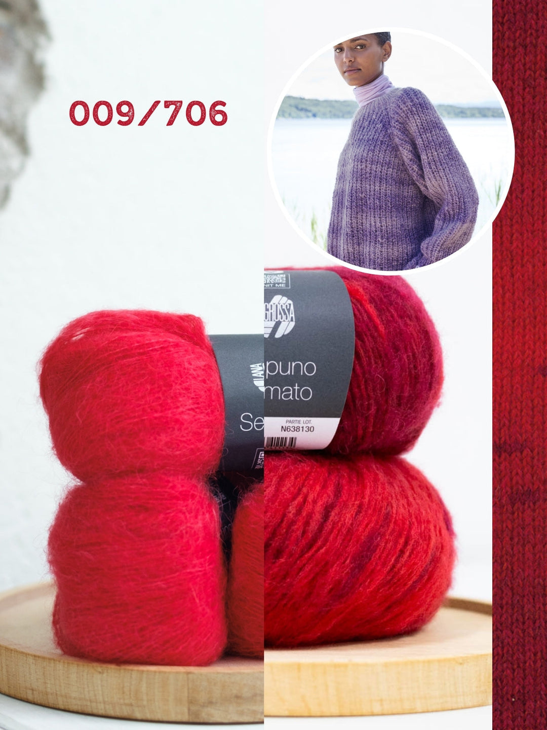 Strickpaket Ecopuno Sfumato Setasuri Pullover