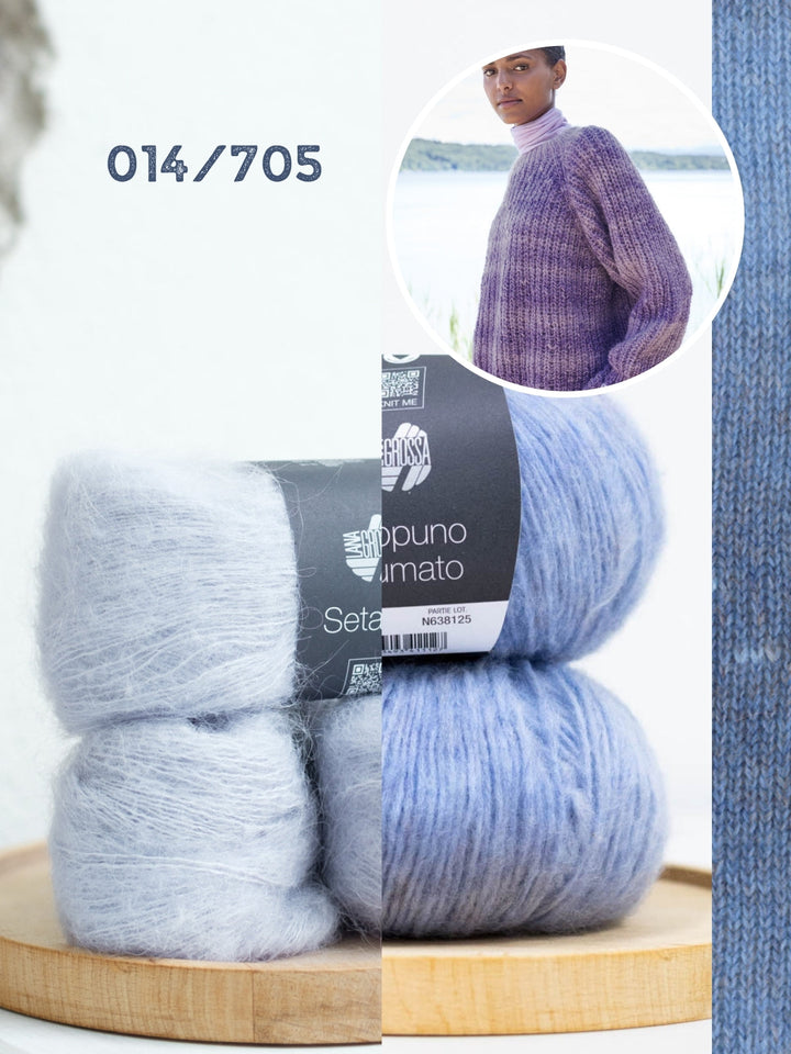 Strickpaket Ecopuno Sfumato Setasuri Pullover