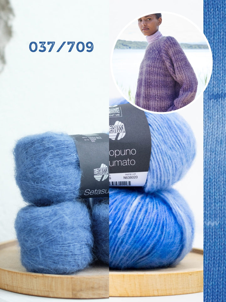 Strickpaket Ecopuno Sfumato Setasuri Pullover