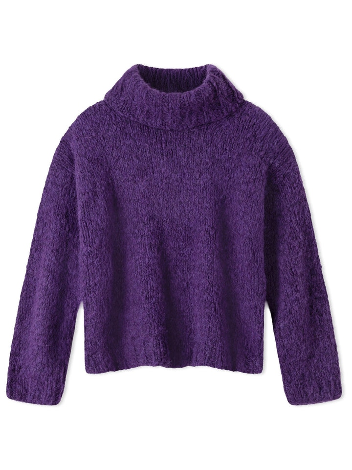 Strickpaket Baby Furry Rollkragenpullover
