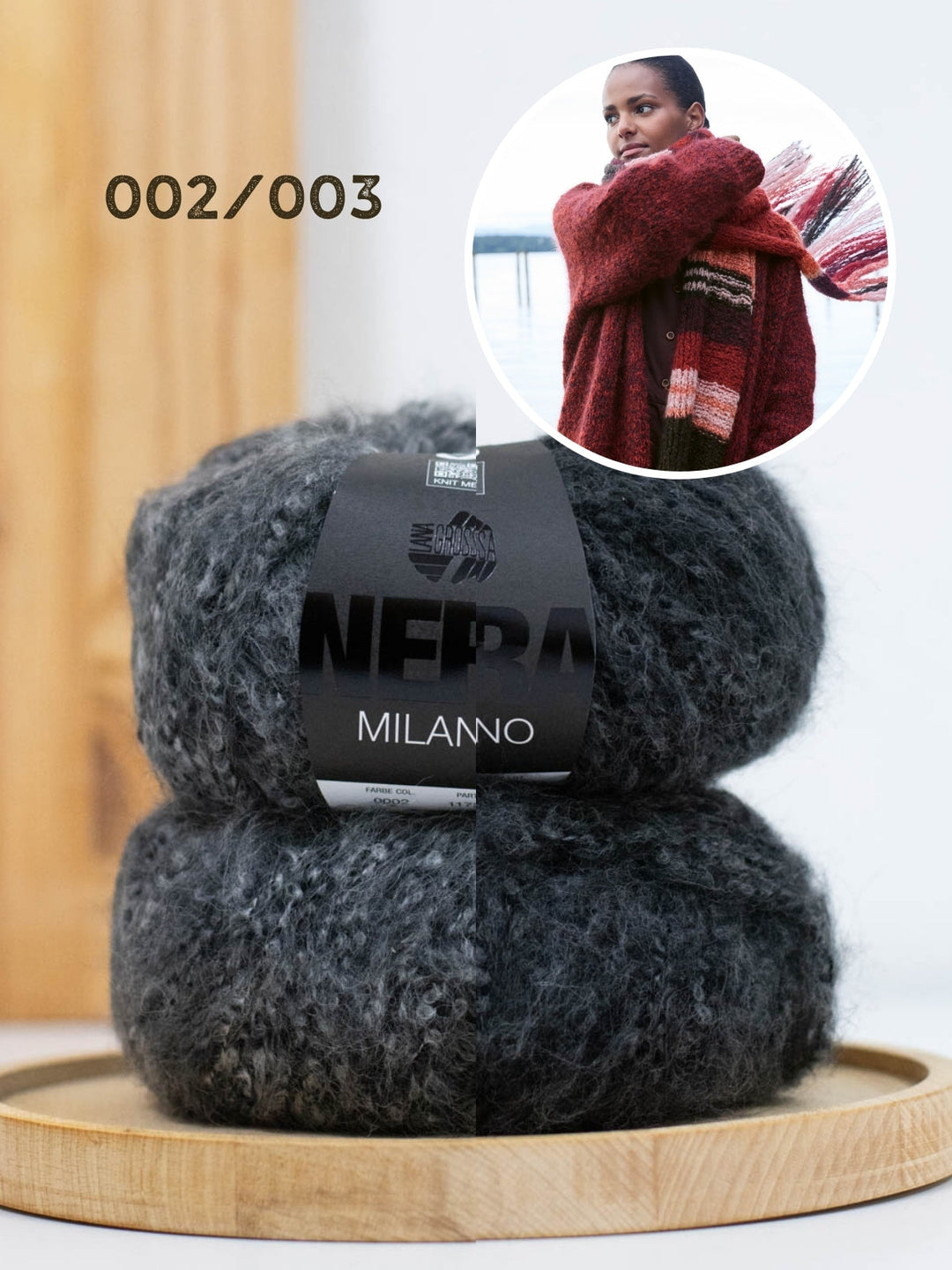 Strickpaket Milano Kurzmantel