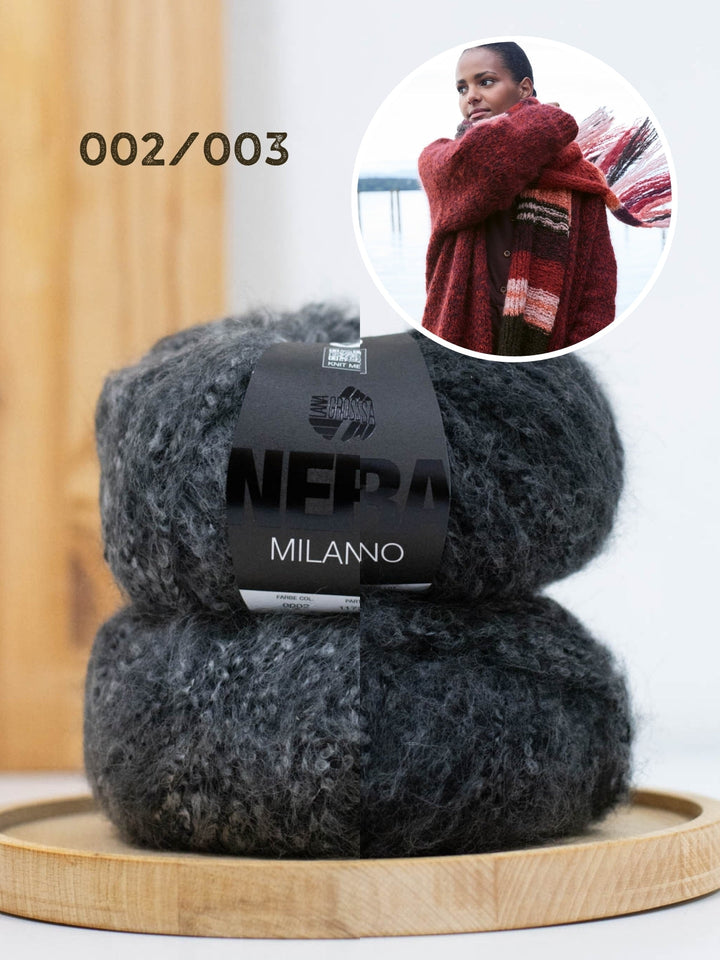 Strickpaket Milano Kurzmantel