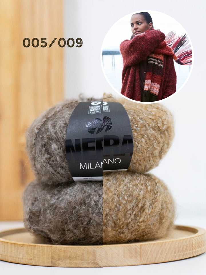 Strickpaket Milano Kurzmantel