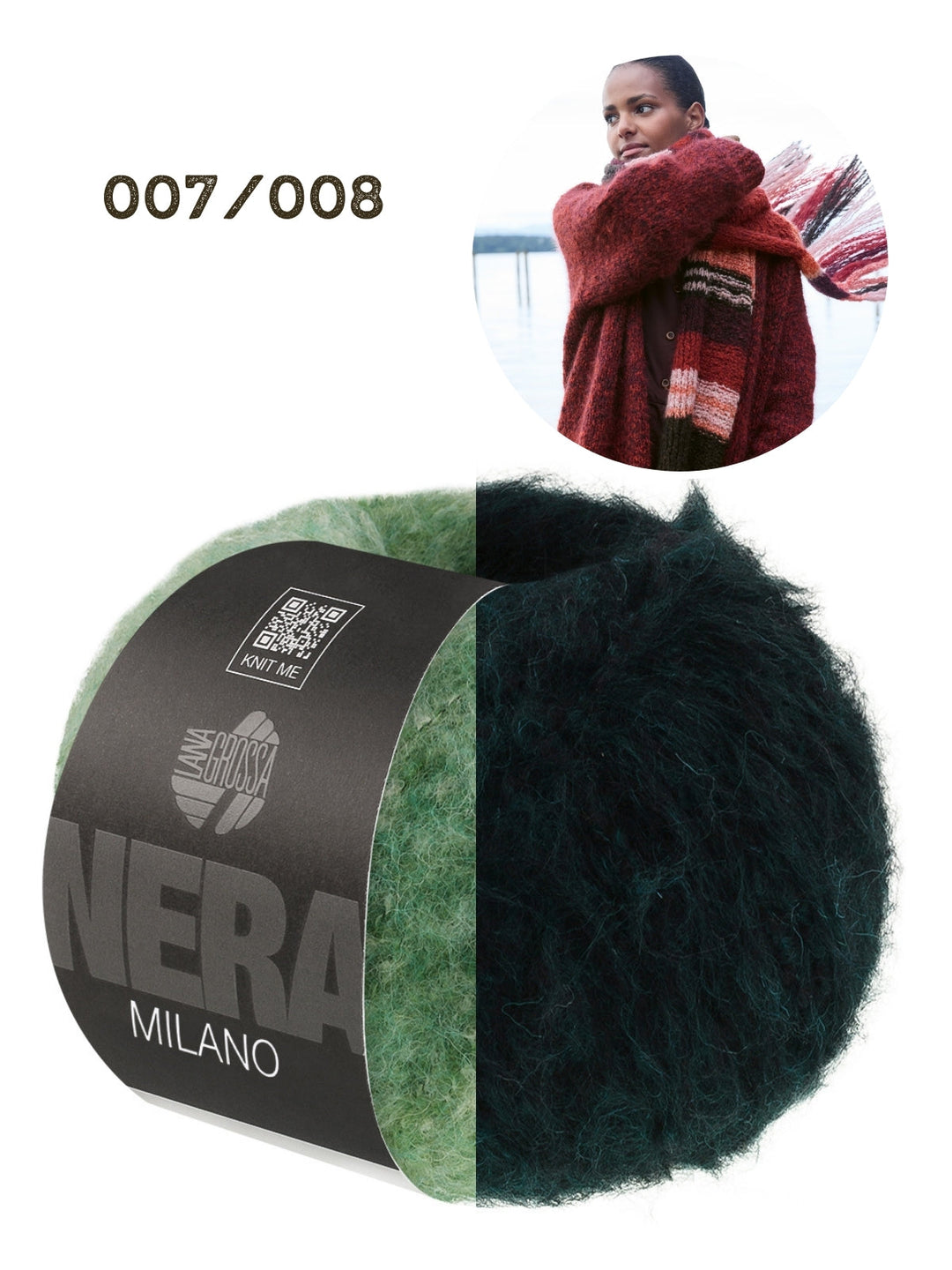 Strickpaket Milano Kurzmantel