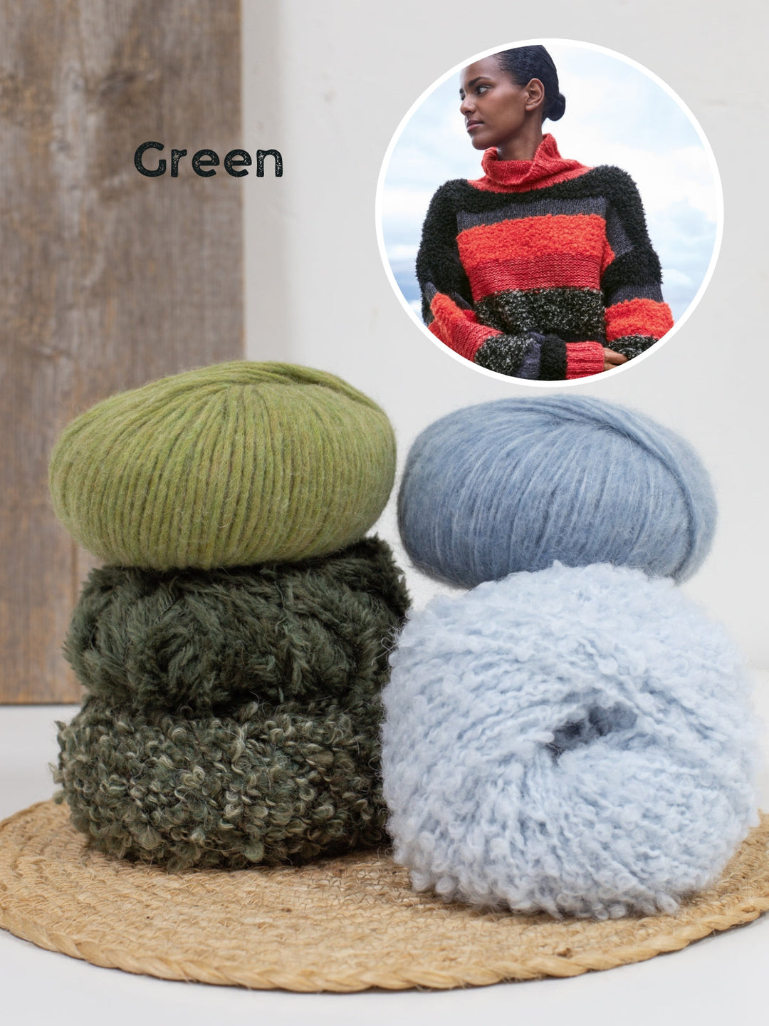Strickpaket Garnmix Pullover