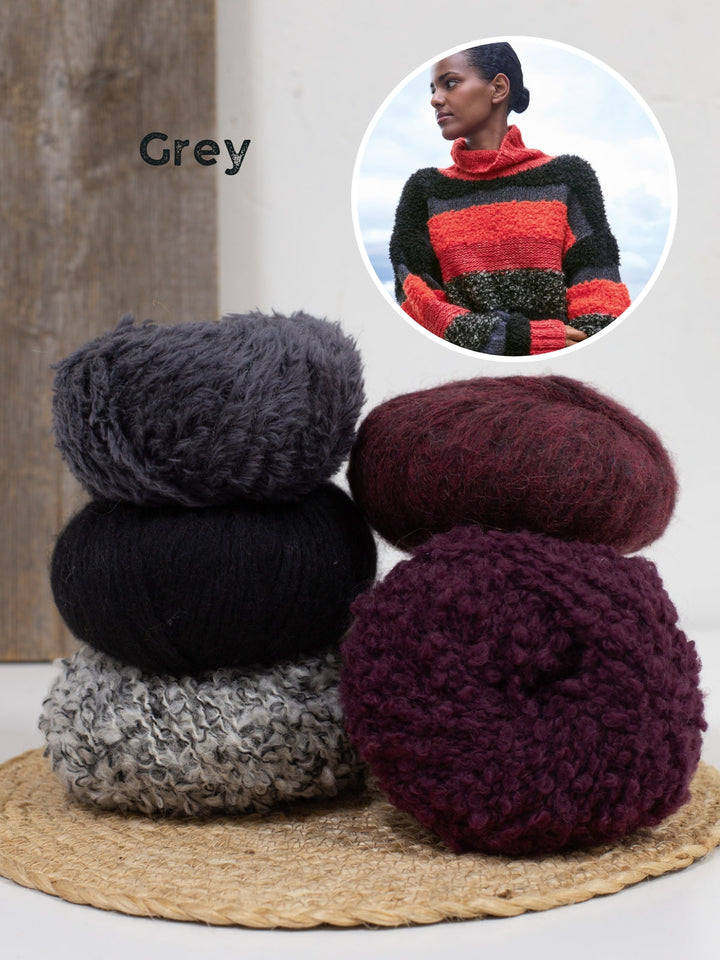 Strickpaket Garnmix Pullover