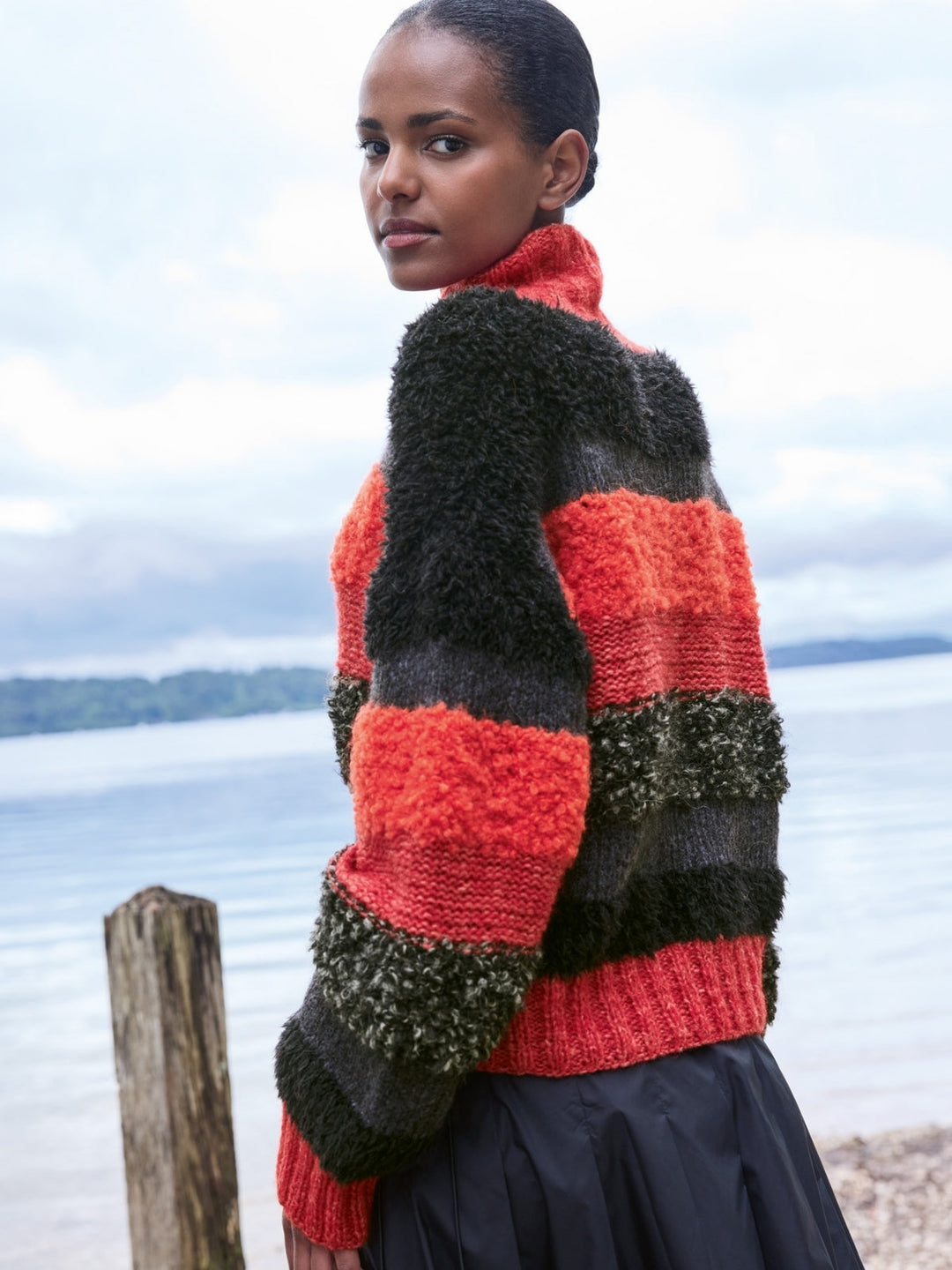 Strickpaket Garnmix Pullover