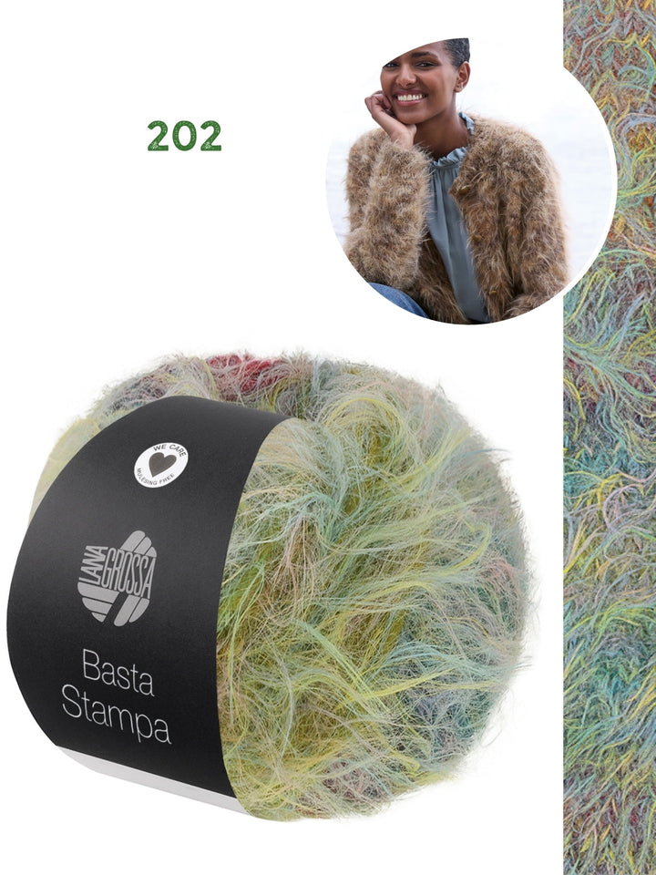 Strickpaket Basta Stampa Jacke