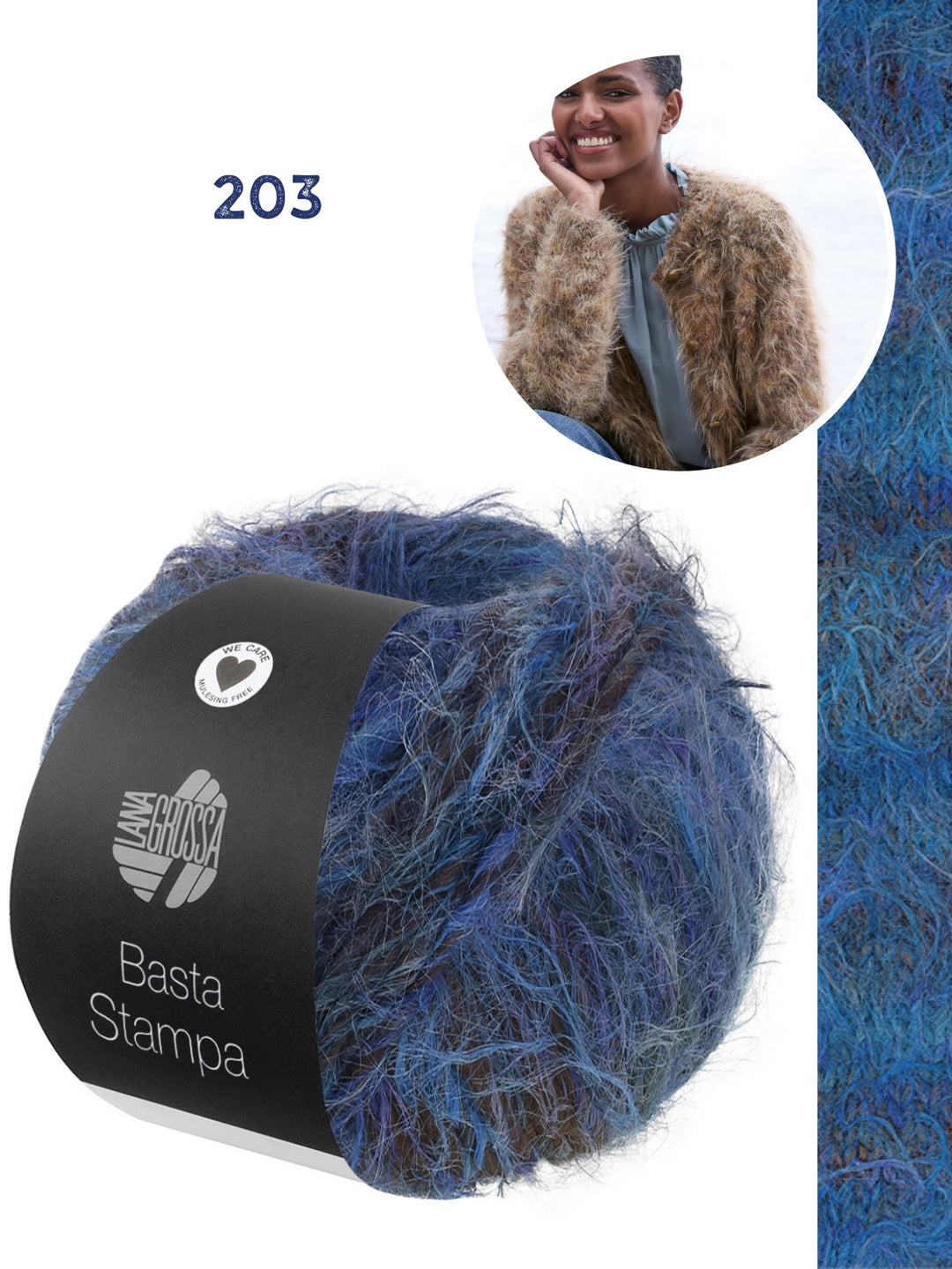 Strickpaket Basta Stampa Jacke
