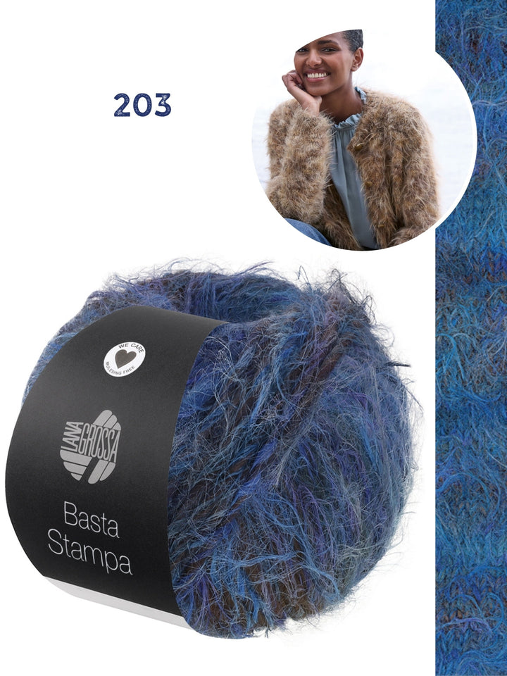 Strickpaket Basta Stampa Jacke