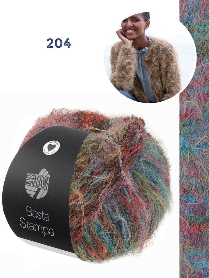 Strickpaket Basta Stampa Jacke