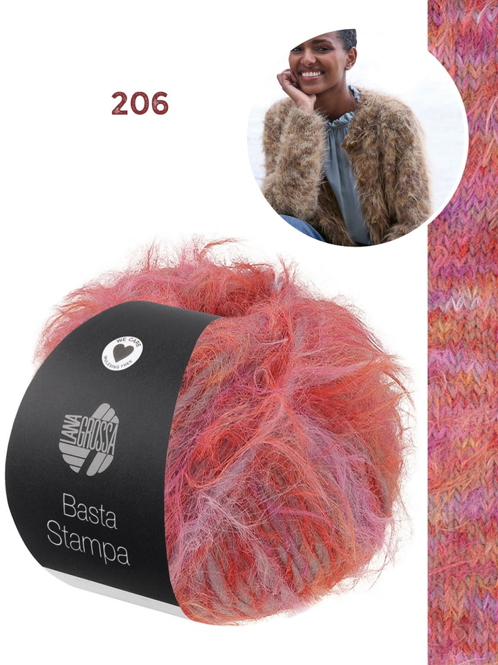 Strickpaket Basta Stampa Jacke