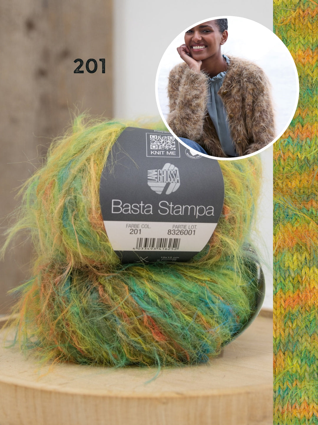 Strickpaket Basta Stampa Jacke