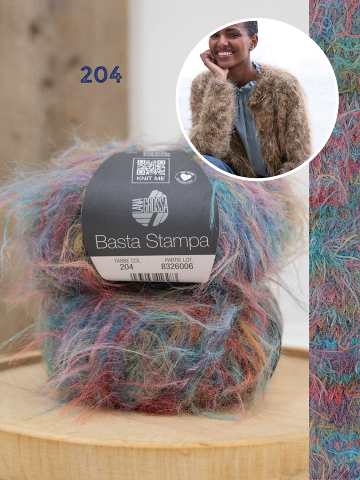 Strickpaket Basta Stampa Jacke
