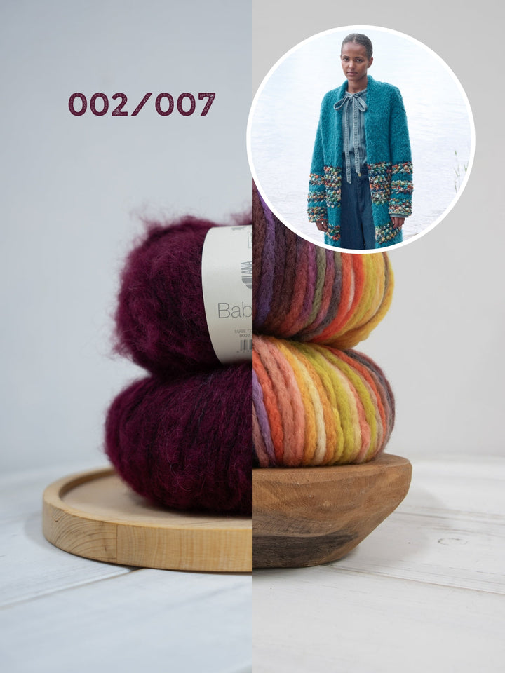 Strickpaket Baby Furry Crazy Mantel