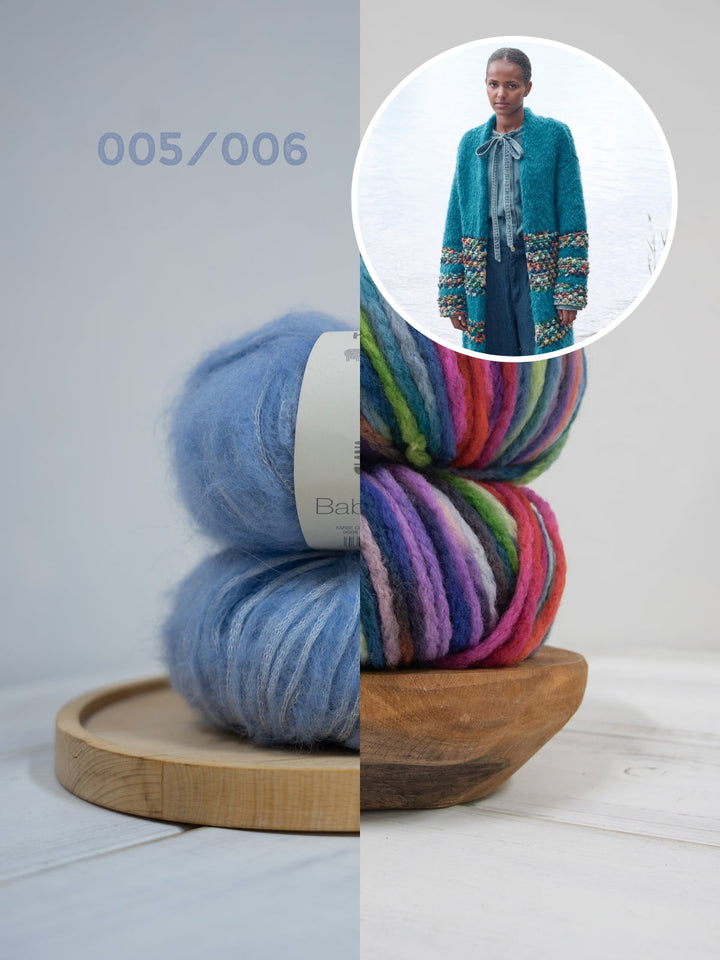 Strickpaket Baby Furry Crazy Mantel